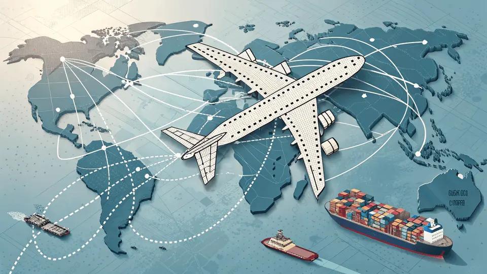 International shipping and export logistics