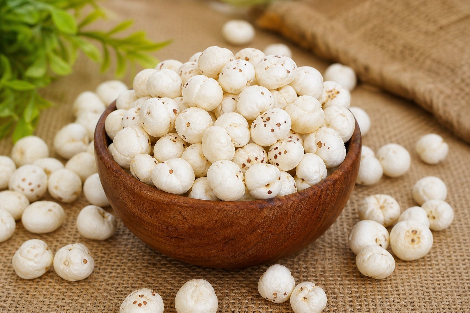 Makhana fox nuts product photography